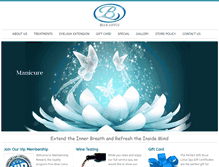 Tablet Screenshot of bluelotusnailspa.com